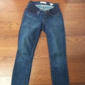 Madewell Maternity Skinny Jeans Juliet Wash / 24